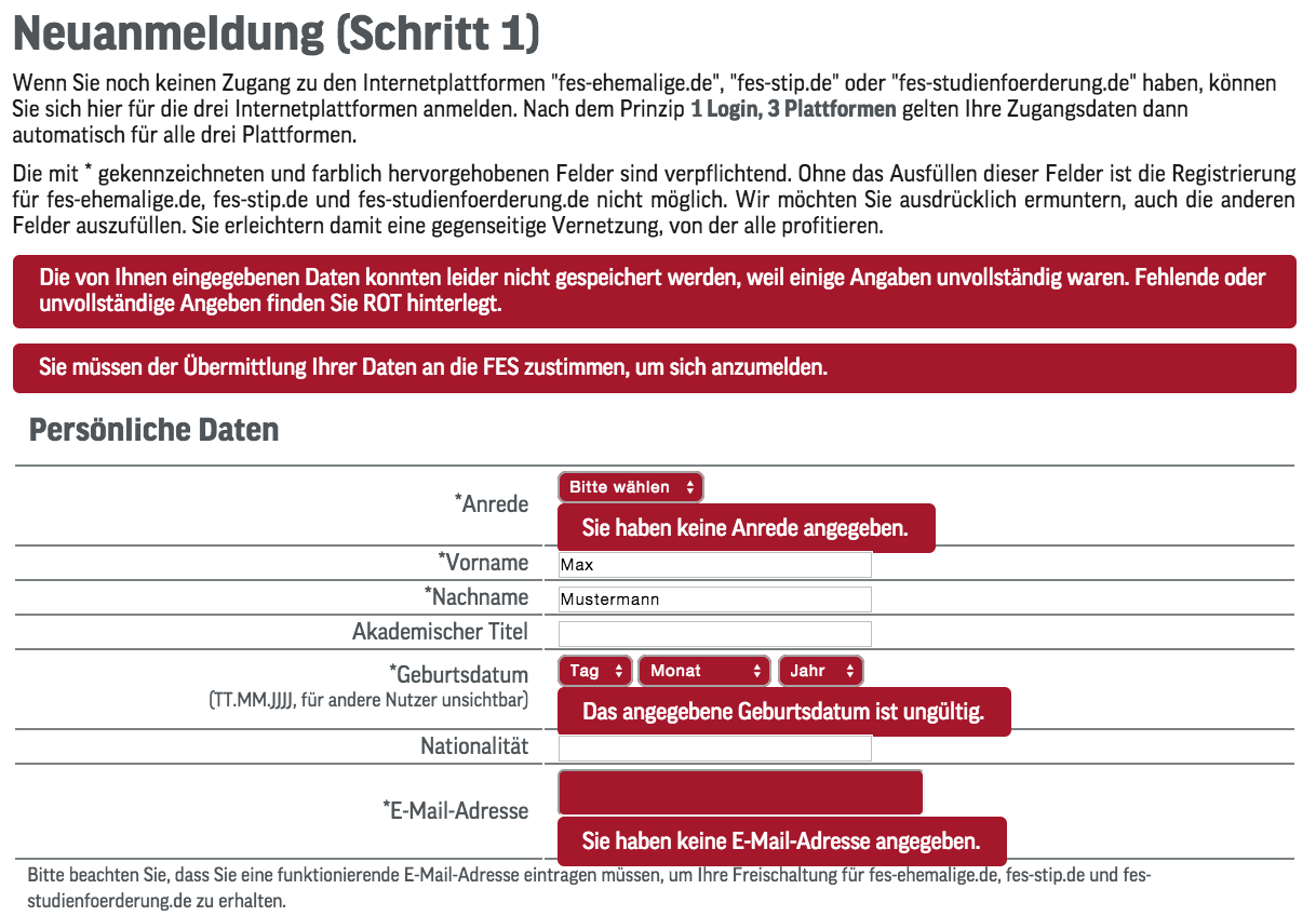 Registrieren